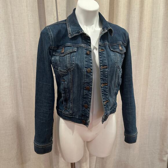 Eileen Fisher Organic Cotton Denim Jean Jacket Sz Small - Picture 6 of 9